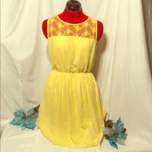 Yellow Forever 21 dress